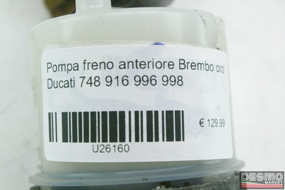 Pompa freno anteriore Brembo oro Ducati 748 916 996 998