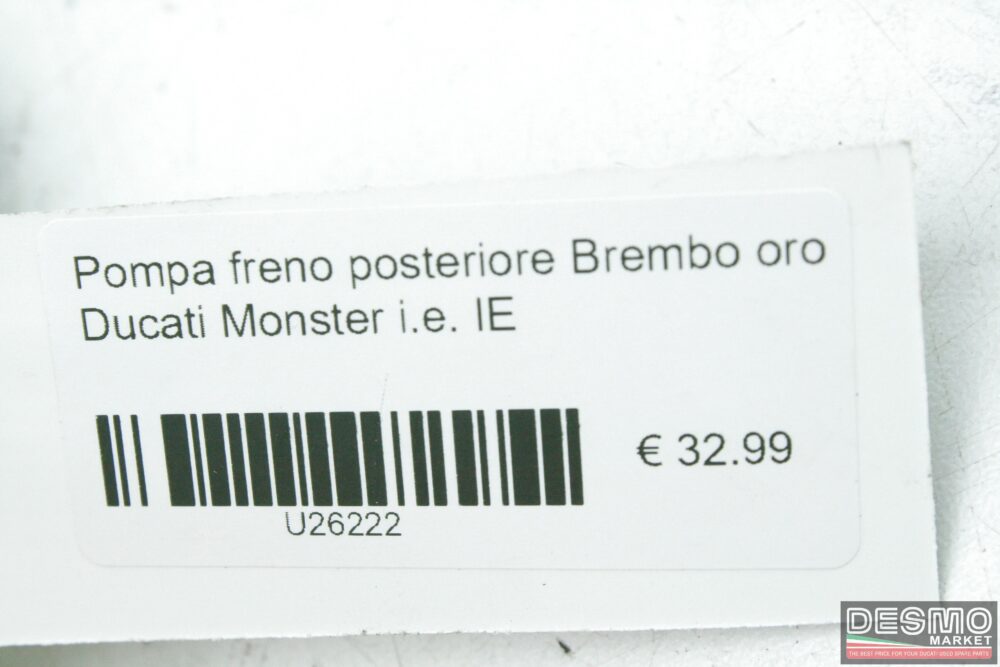 Pompa freno posteriore Brembo oro Ducati Monster i.e. IE