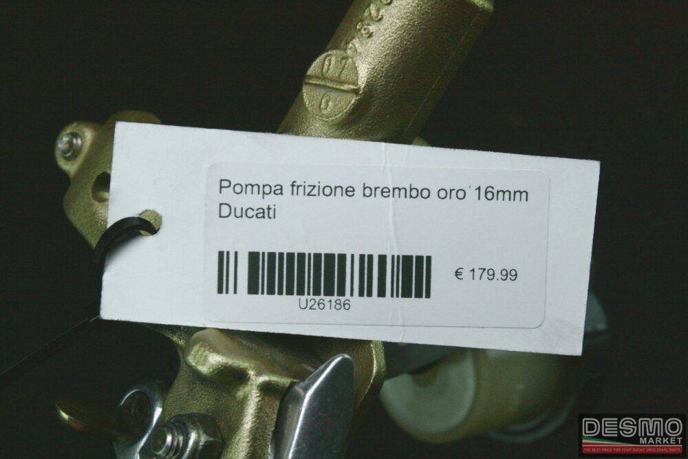 Pompa frizione Brembo oro 16mm Ducati