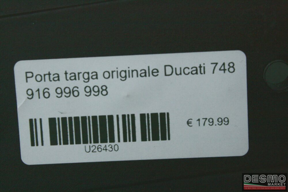 Porta targa originale Ducati 748 916 996 998