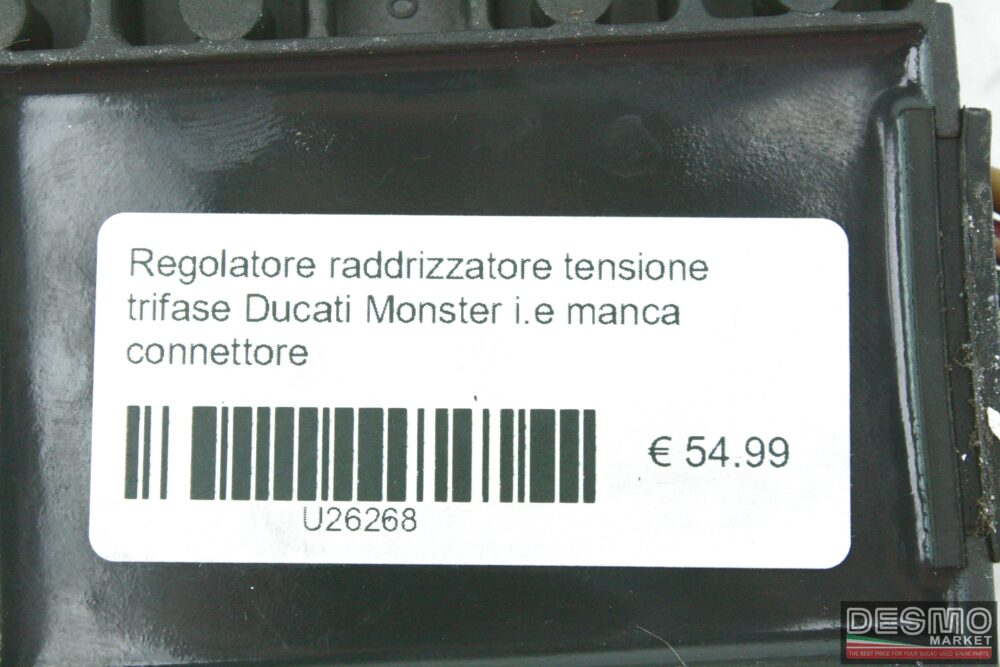 Regolatore tensione trifase senza connettore Ducati Monster i.e IE