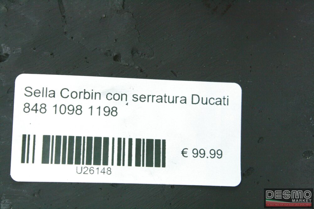 Sella Corbin con serratura Ducati 848 1098 1198