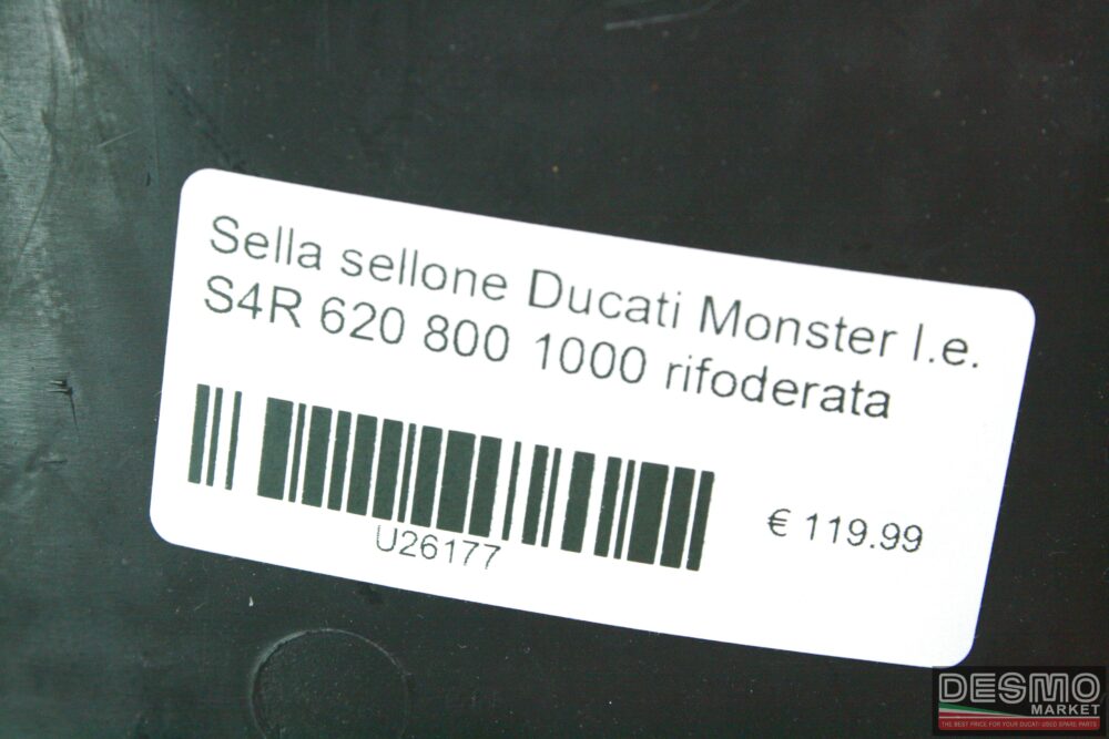 Sella sellone rifoderata Ducati Monster IE i.e. S4R 620 800 1000