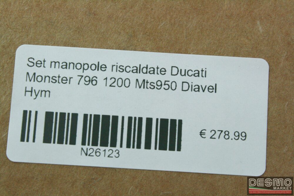 Set manopole riscaldate Ducati Monster 796 1200 Mts950 Diavel Hym