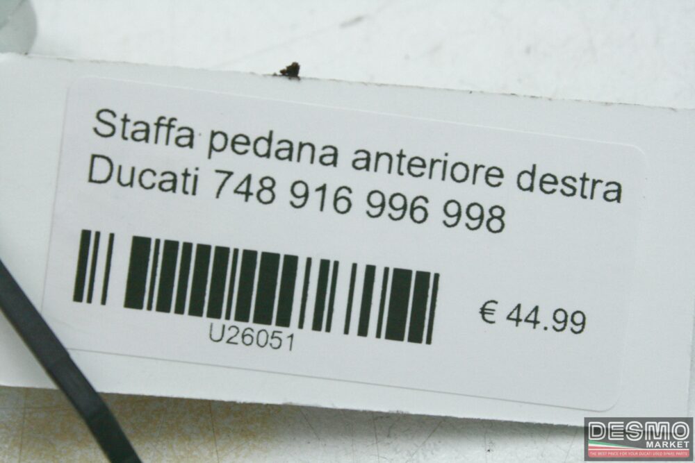 Staffa pedana anteriore destra Ducati 748 916 996 998