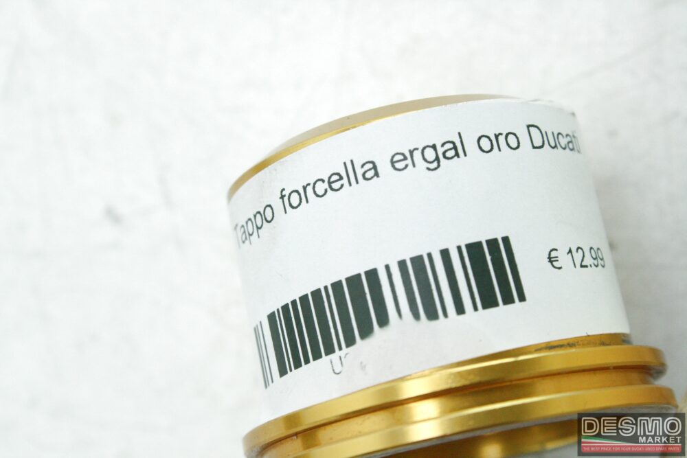 Tappo forcella ergal oro Ducati