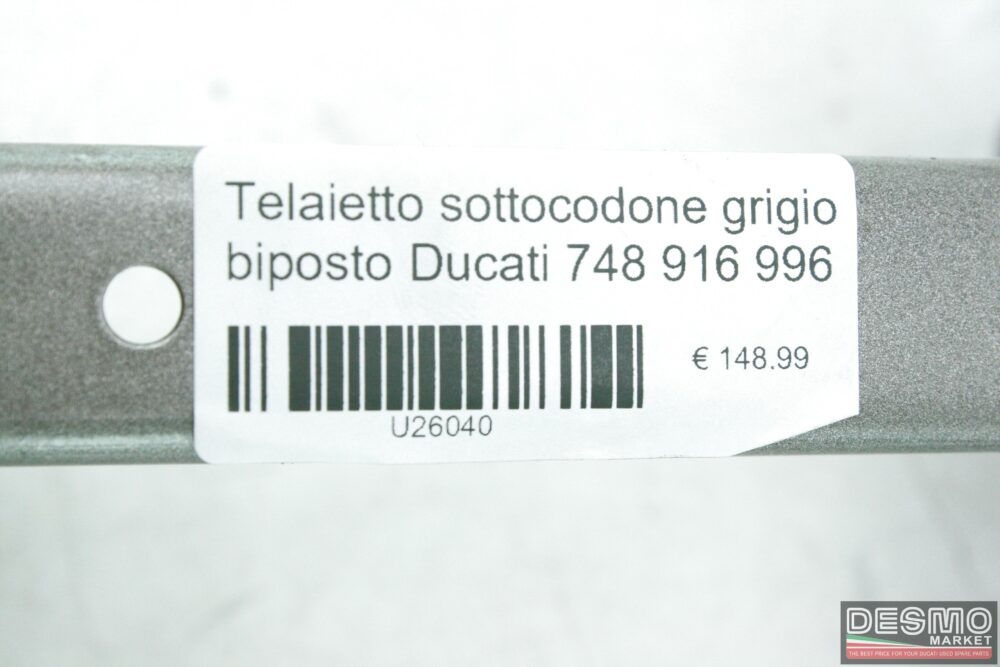 Telaietto sottocodone grigio biposto Ducati 748 916 996