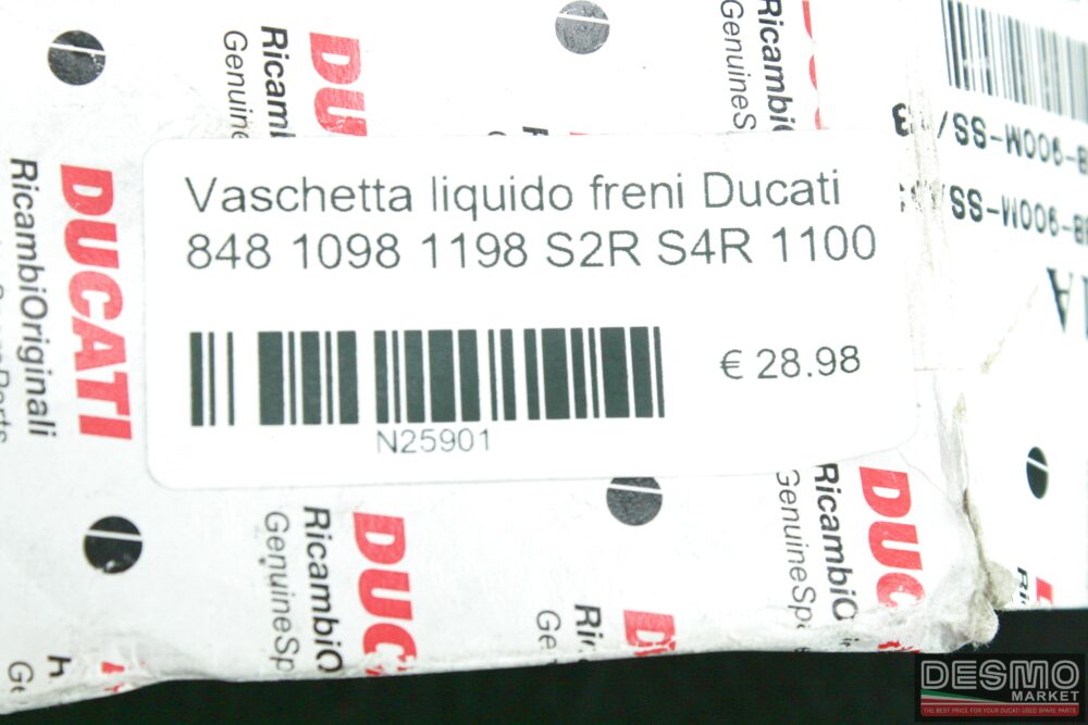 Vaschetta liquido freni Ducati 848 1098 1198 S2R S4R 1100