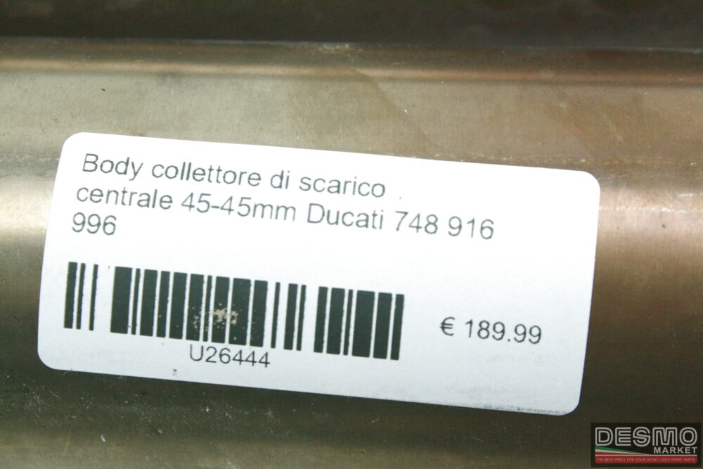 Body collettore di scarico centrale 45-45mm Ducati 748 916 996