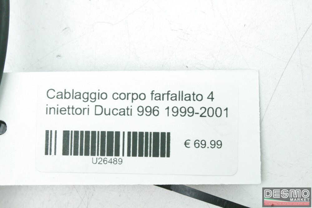 Cablaggio corpo farfallato 4 iniettori Ducati 996 1999-2001