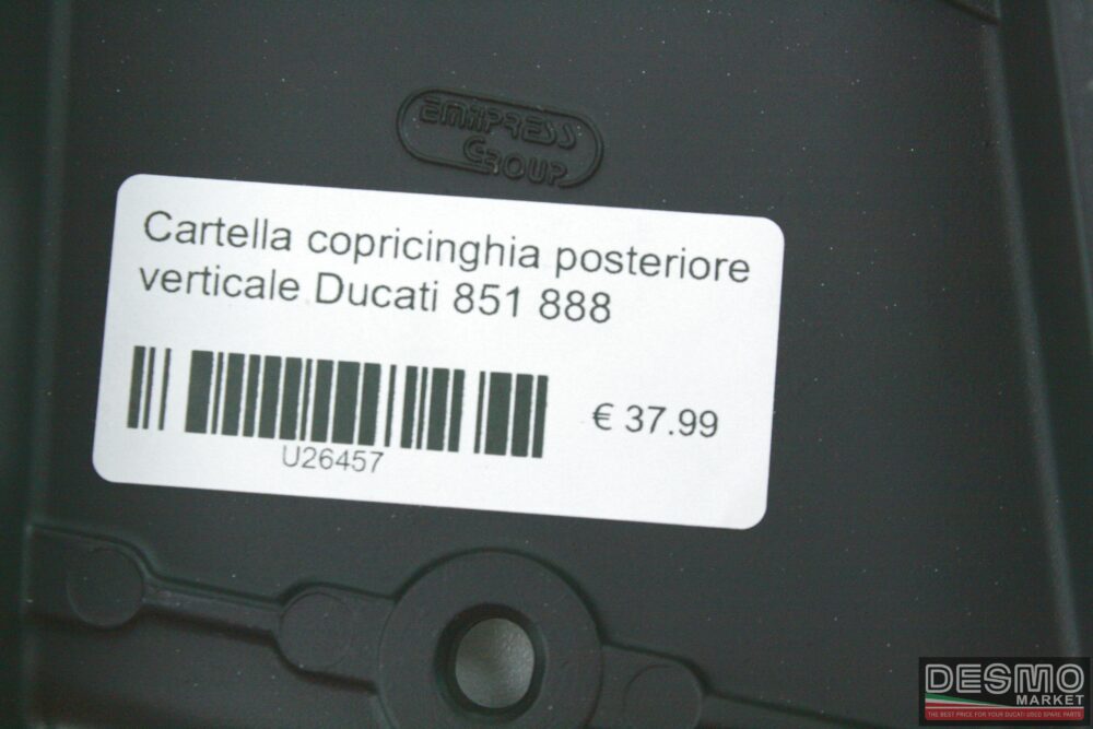 Cartella copricinghia posteriore verticale Ducati 851 888