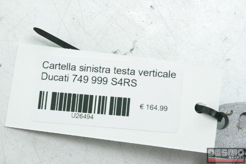 Cartella sinistra testa verticale Ducati 749 999 S4RS