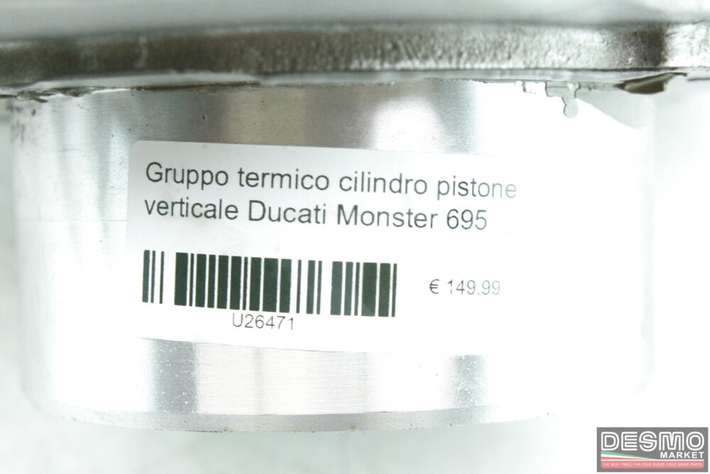 Gruppo termico cilindro pistone verticale Ducati Monster 695