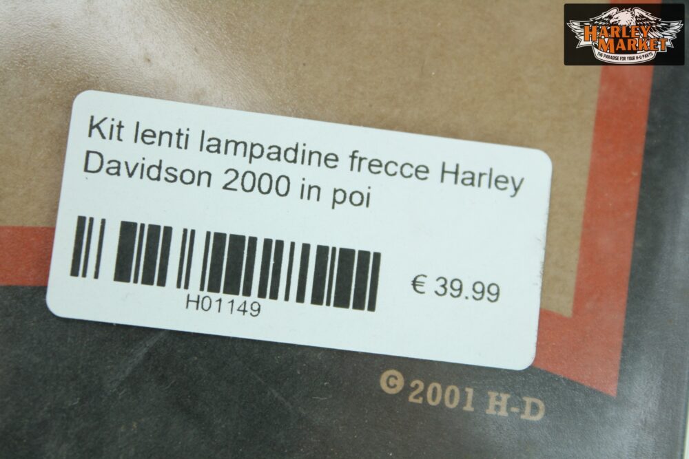 Kit lenti lampadine frecce Harley Davidson 2000 in poi