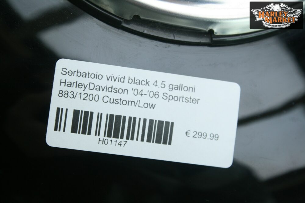 Serbatoio nero HarleyDavidson 04-06 Sporster 883/1200 Custom/Low