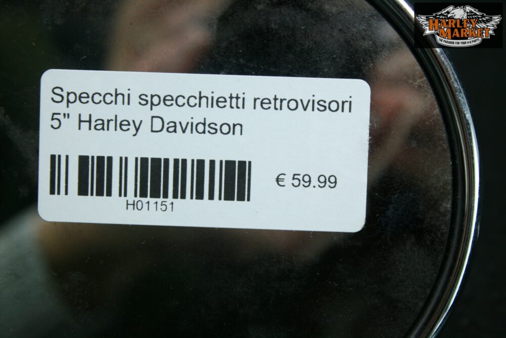 Specchi specchietti retrovisori 5″ Harley Davidson