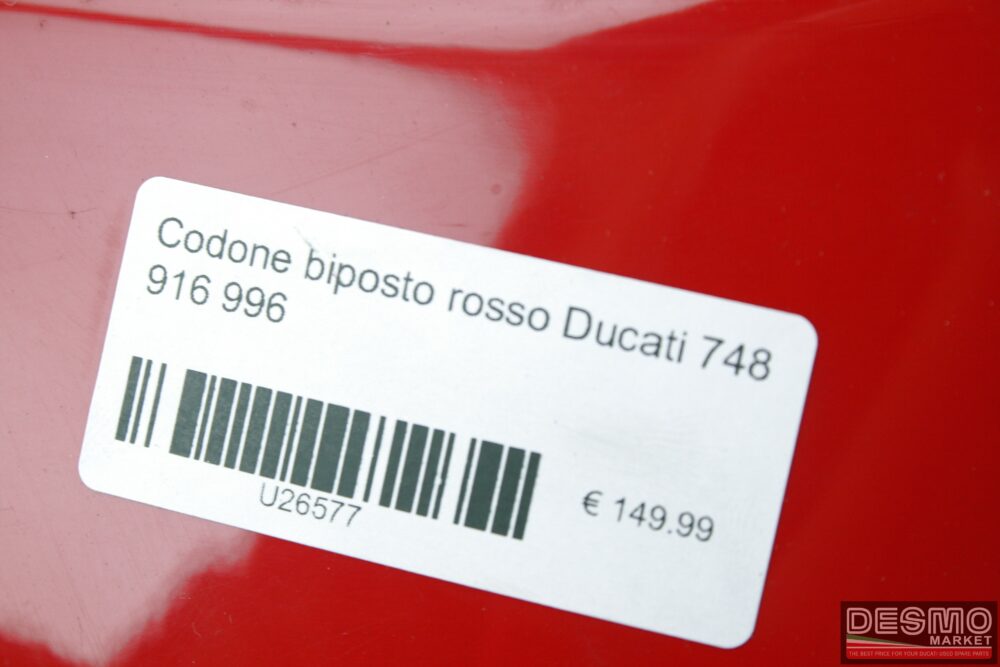 Codone biposto rosso Ducati 748 916 996