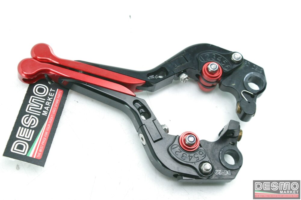 Leve ergal CNC regolabili Ducati 748 916 Monster 900 696