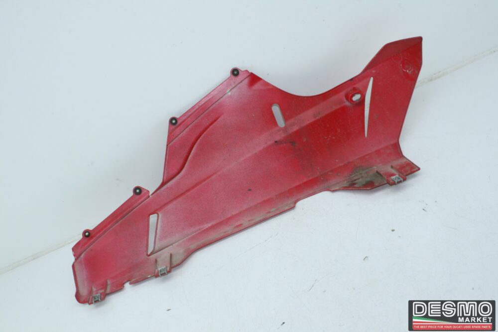 Red low right fairing Ducati 848 1098 1198 - Image 2