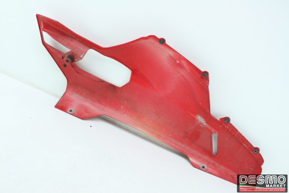 Carena bassa sinistra rossa Ducati 848 1098 1198