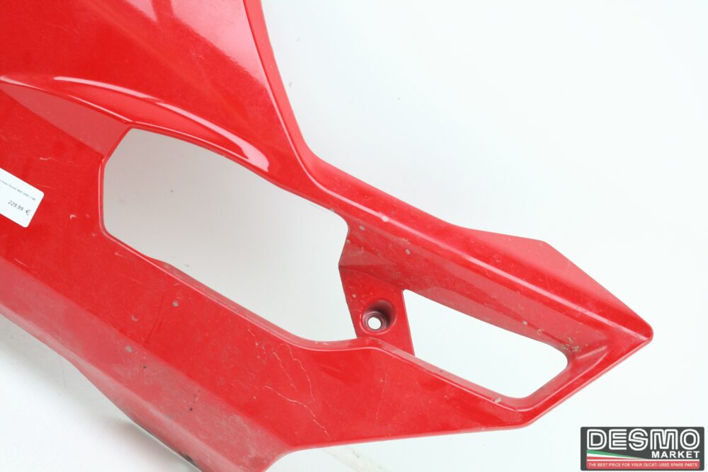 Carena bassa sinistra rossa Ducati 848 1098 1198