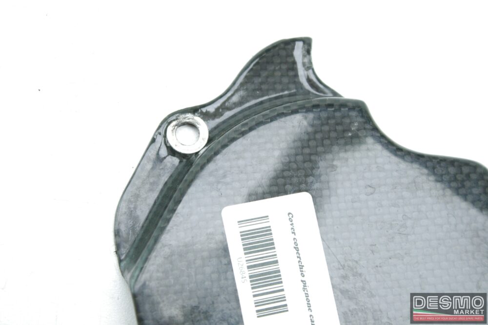 Cover coperchio pignone carbonio Ducati