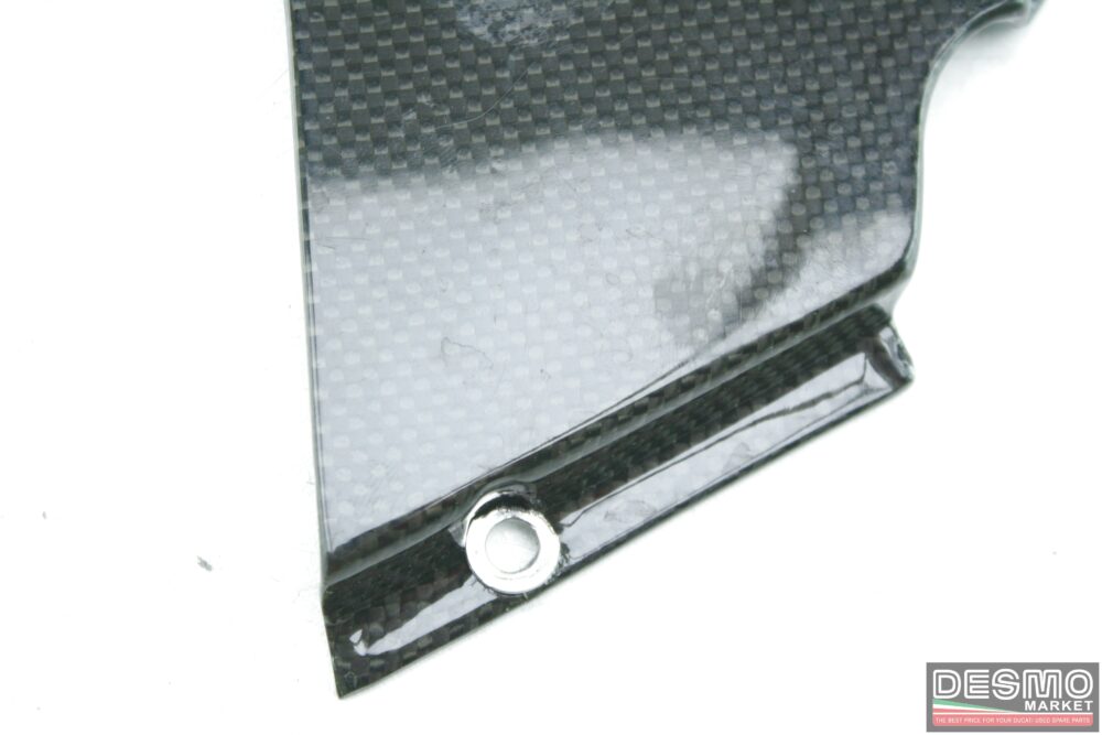 Cover coperchio pignone carbonio Ducati