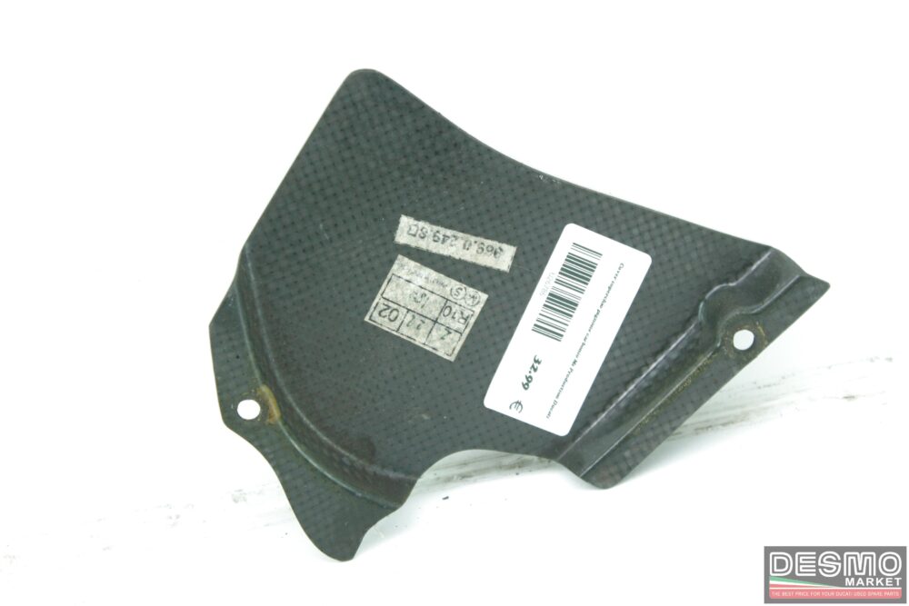 Cover coperchio pignone carbonio Ms Production Ducati