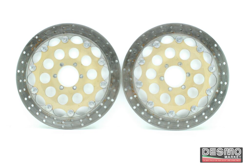 Front brake discs brembo gold 320 mm ducati 748 916 monster 600 900 - Image 2