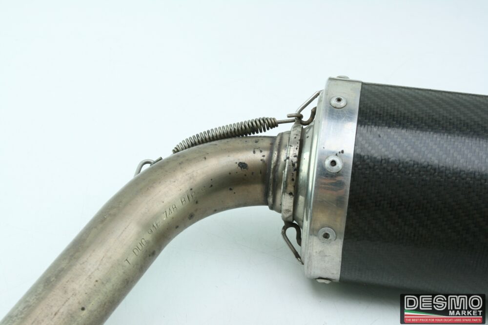 carbon end pipes 45 mm ducati 748 916 996 998 - Image 8