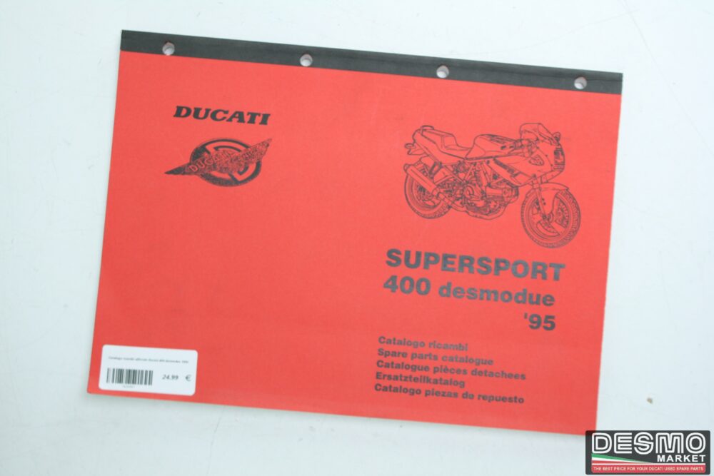 Catalogo ricambi ufficiale Ducati 400 desmodue 1995