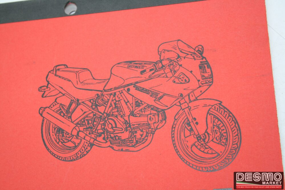 Catalogo ricambi ufficiale Ducati 400 desmodue 1995