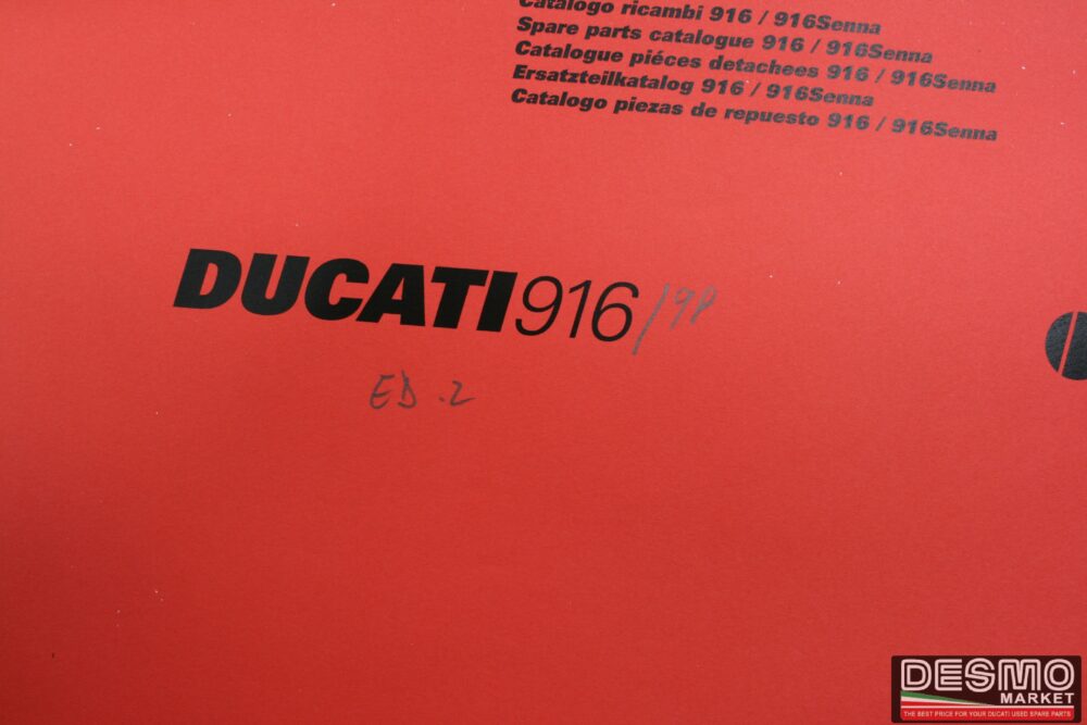 Catalogo ricambi ufficiale Ducati 916 916 Senna  anno 1998