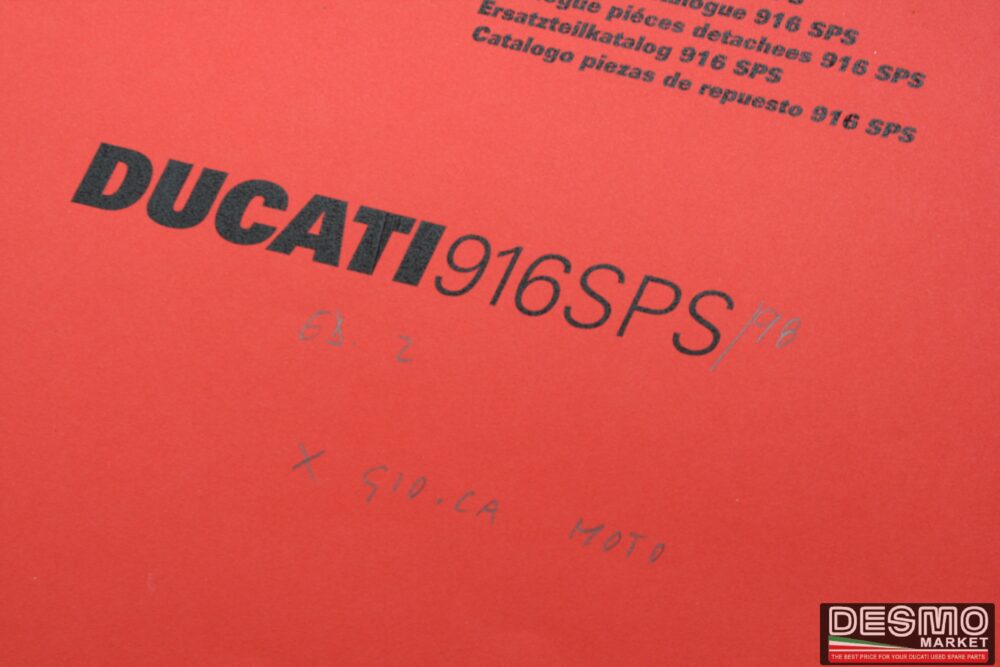 Catalogo ricambi ufficiale Ducati 916 sps anno 1998