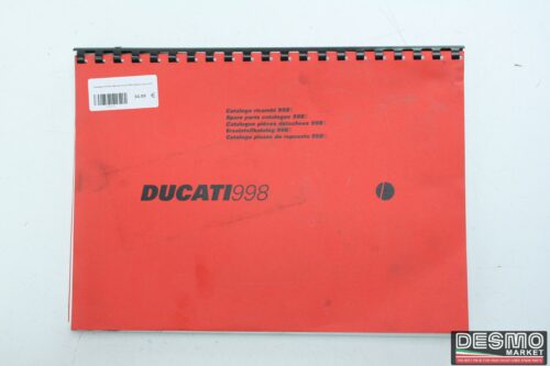 Catalogo ricambi ufficiale Ducati 998s biposto anno 2001