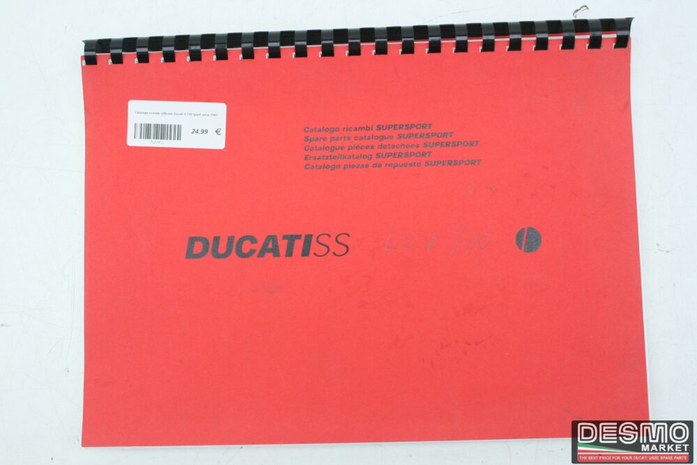 Official spare parts catalog Ducati S 750 Sport year 2001