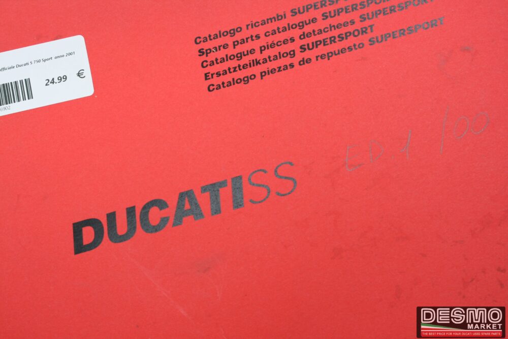 Official spare parts catalog Ducati S 750 Sport year 2001 - Image 4