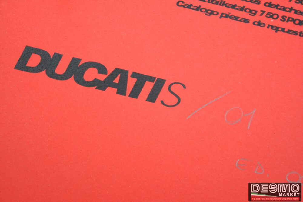 Catalogo ricambi ufficiale Ducati SS 750  Anno 2000