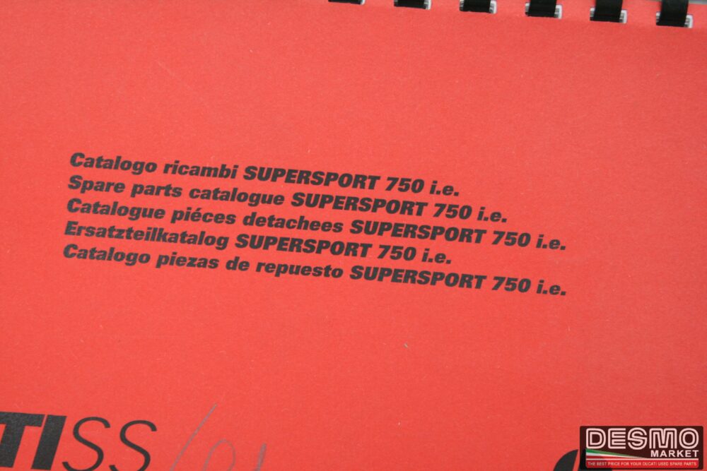 Catalogo ricambi ufficiale Ducati SS 750 i.e. Anno 2001