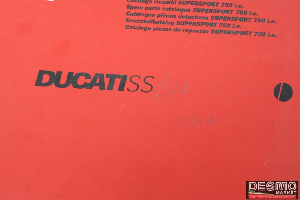 Catalogo ricambi ufficiale Ducati SS 750 i.e. Anno 2001