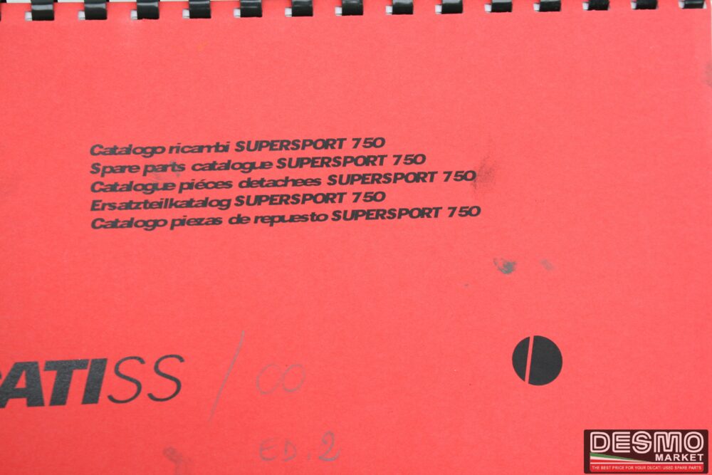 Official Spare Parts Catalog Ducati SS 750 s Year 2000 - Image 3