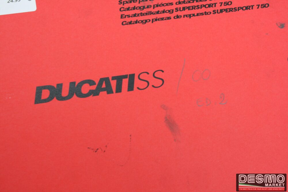 Catalogo ricambi ufficiale Ducati SS 750 s Anno 2000