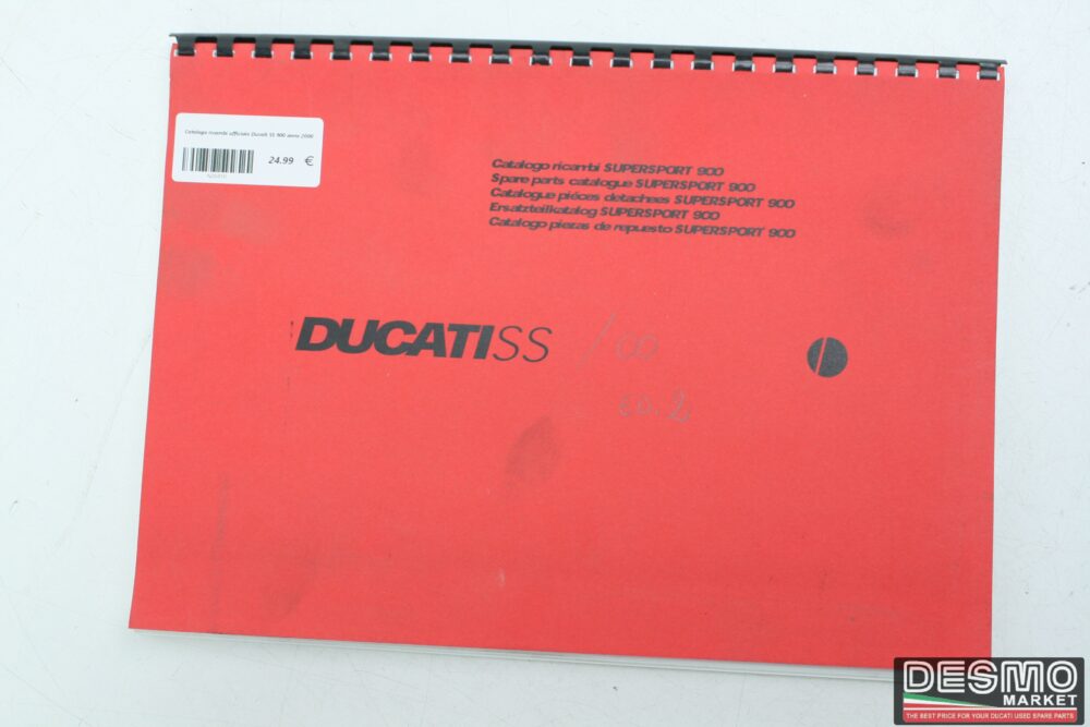 Official Ducati SS 900 Spare Parts Catalog Year 2000