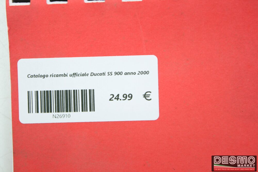 Official Ducati SS 900 Spare Parts Catalog Year 2000 - Image 5