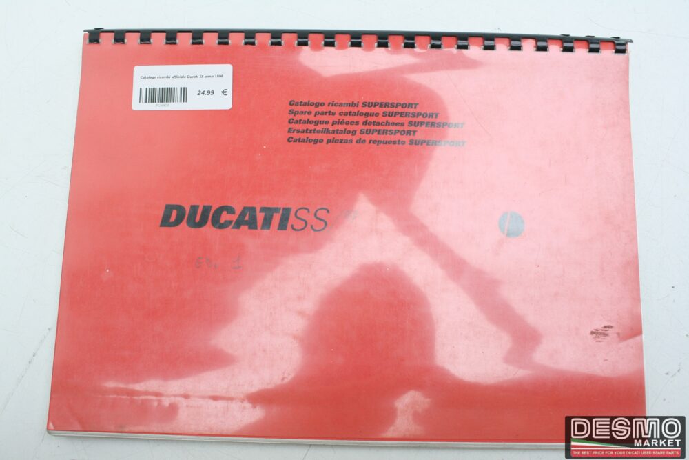 Official Ducati SS Spare Parts Catalog Year 1998