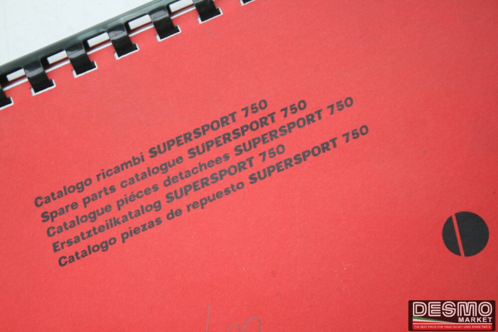 Catalogo ricambi ufficiale Ducati SS anno 2000