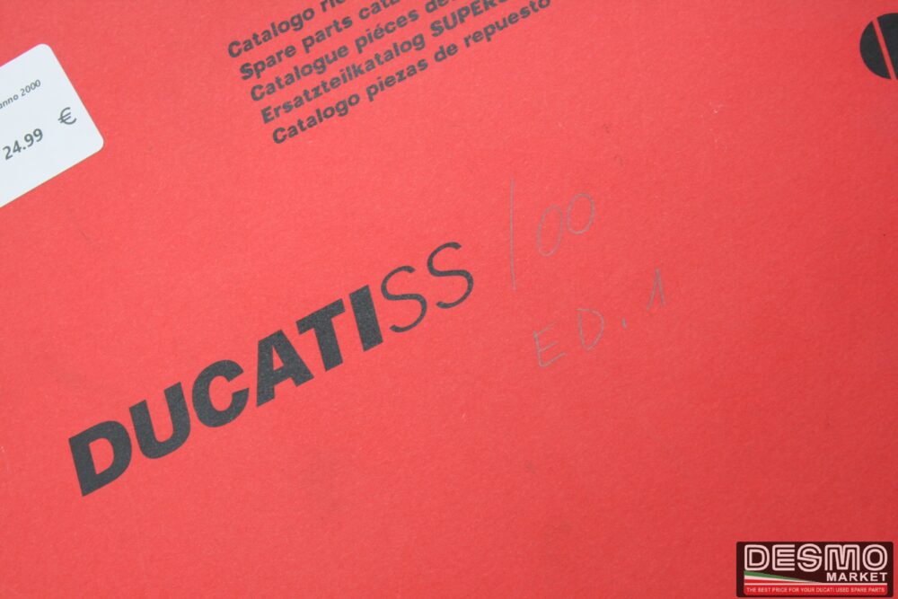 Catalogo ricambi ufficiale Ducati SS anno 2000