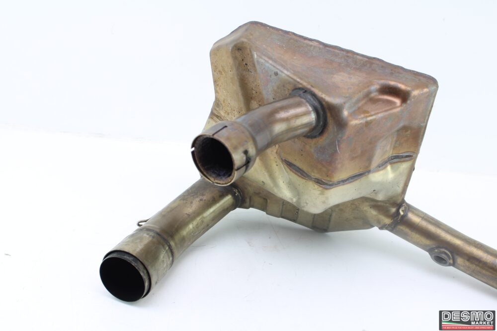 Horizontal exhaust catalytic converter Ducati Hypermotard 796 - Image 3