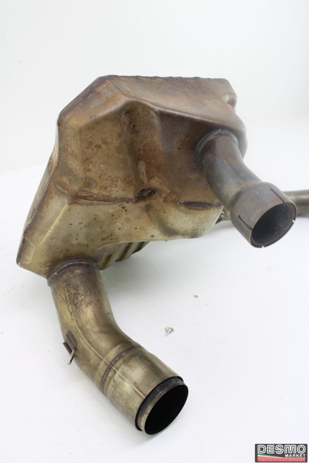 Horizontal exhaust catalytic converter Ducati Hypermotard 796 - Image 4