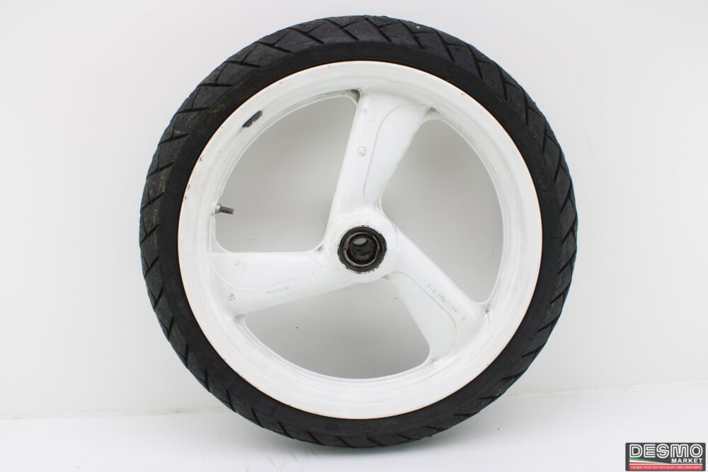 Front rim White Cagiva mito 125 - Image 2